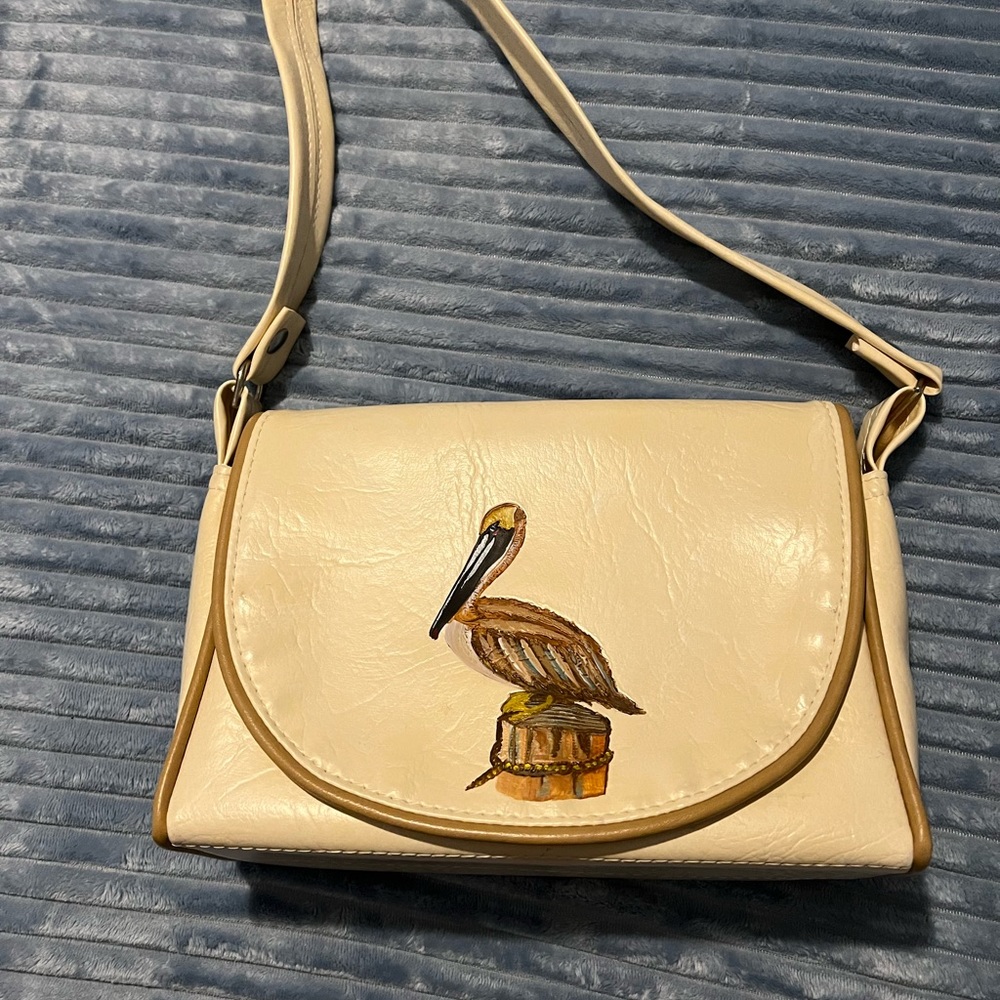 Vintage Florida Keys Pelican Handbag